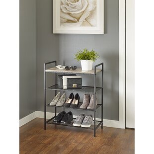 Mainstays 4 tier hot sale customizable shoe rack